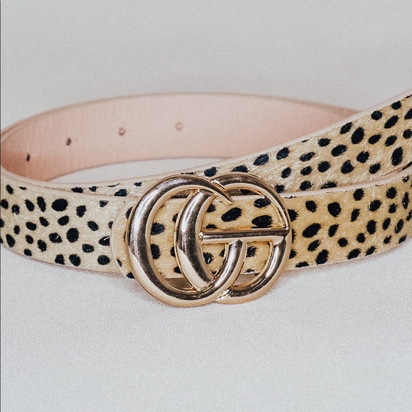 Accessories Faux Calf Hair Cg Belt Poshmark